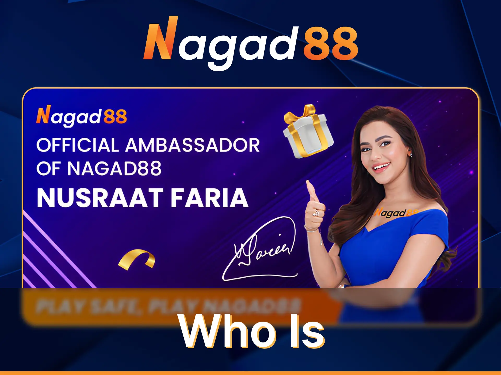 Learn more about the official ambassador of Nagad88 Nusraat Faria.